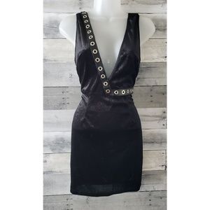 NWT PRETTY LITTLE THING Black Bodycon Dress